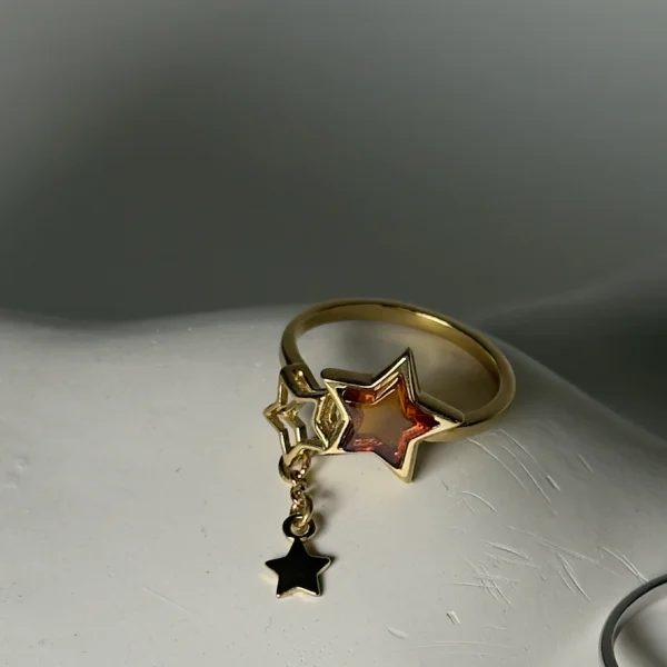Кольцо серебряное с янтарём R11010-2ZK SunStone