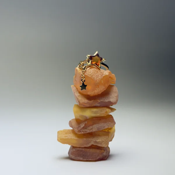 Кольцо серебряное с янтарём R11010-2ZK SunStone