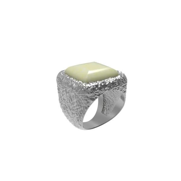 Серебряное кольцо с янтарем R30011CM manufacturer