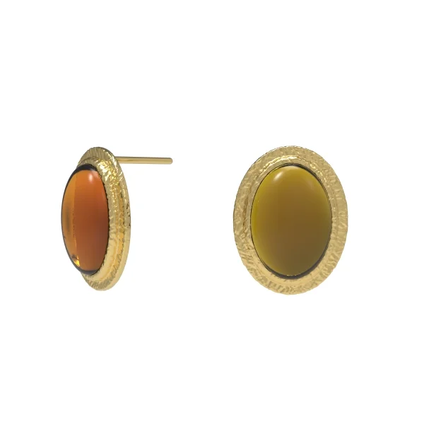 Серебряные серьги с янтарем E31022ZK manufacturer