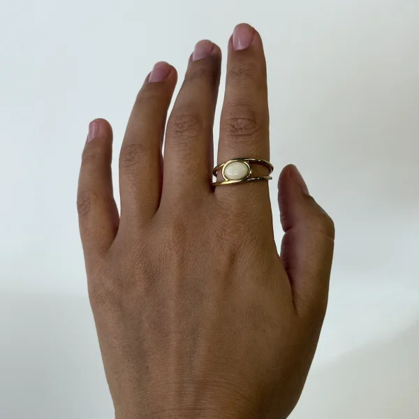 Кольцо серебряное с янтарём R30035ZM SunStone