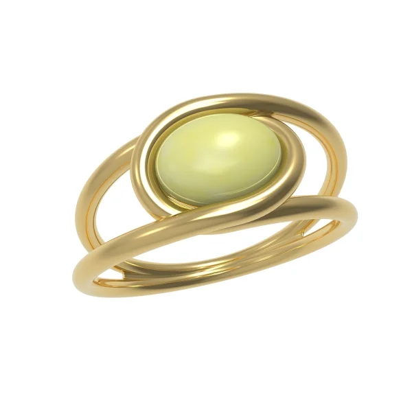 Кольцо серебряное с янтарём R30035ZM SunStone