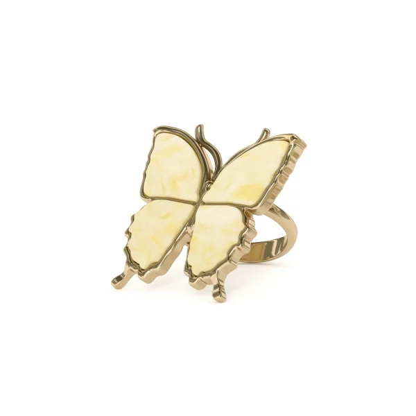 Кольцо серебряное с янтарём R9153ZM SunStone