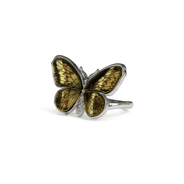 Кольцо серебряное с янтарём R9152RO SunStone