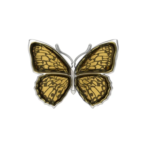 Брошь серебряная с янтарём BP9154RO SunStone