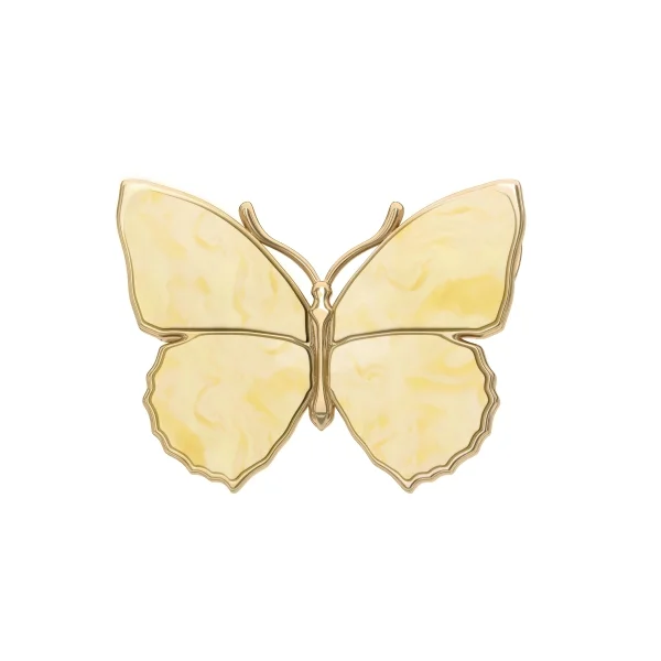 Брошь серебряная с янтарём BP9154ZM SunStone