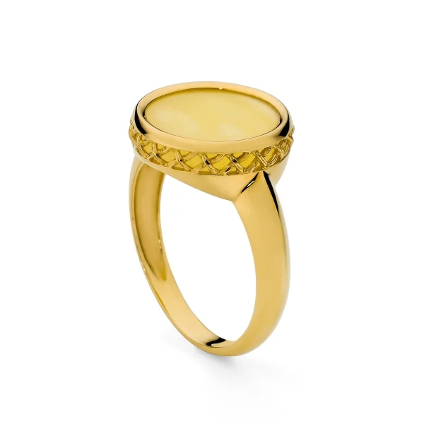Кольцо серебряное с янтарём R000002ZM SunStone