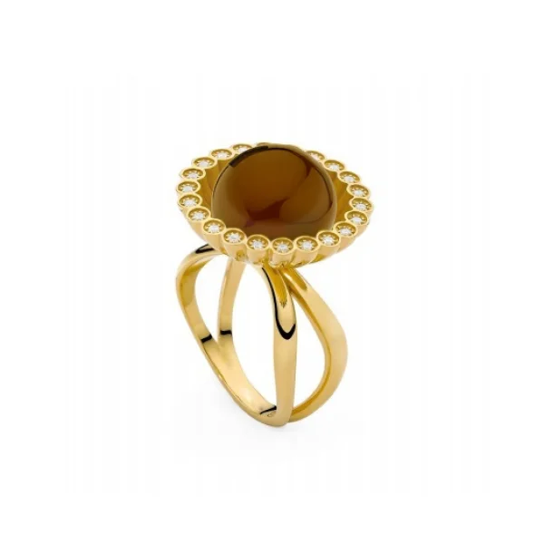 Кольцо серебряное с янтарём R000022ZK SunStone