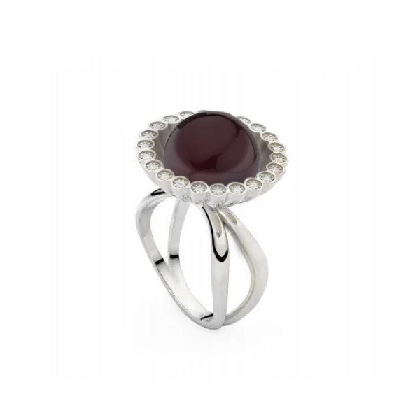Кольцо серебряное с янтарём R000022RV SunStone