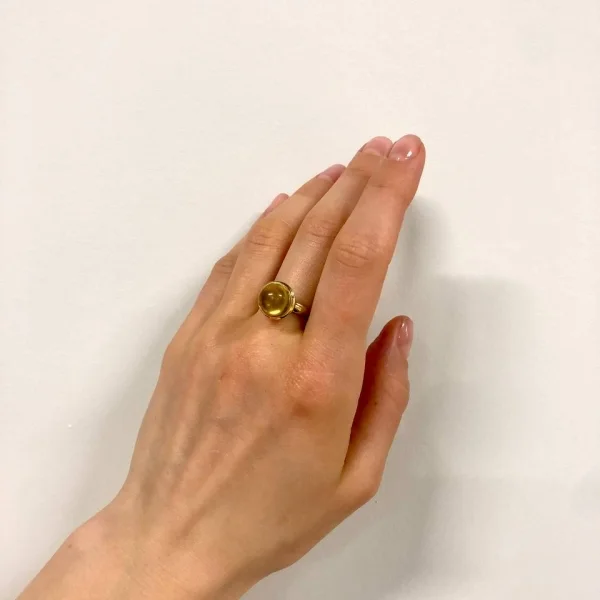 Кольцо серебряное с янтарём R000024ZK SunStone
