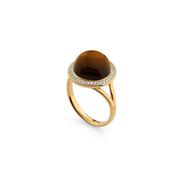 Кольцо серебряное с янтарём R000021ZK SunStone