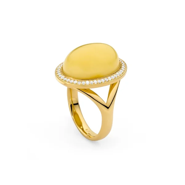 Кольцо серебряное с янтарём R000028ZM SunStone