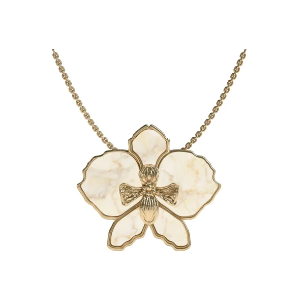 Брошь серебряная с янтарём BP9211ZM SunStone