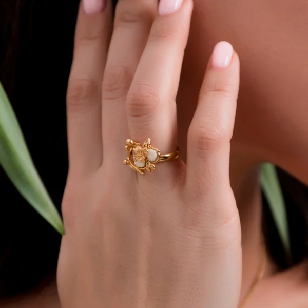 Кольцо серебряное с янтарём R9212ZM SunStone