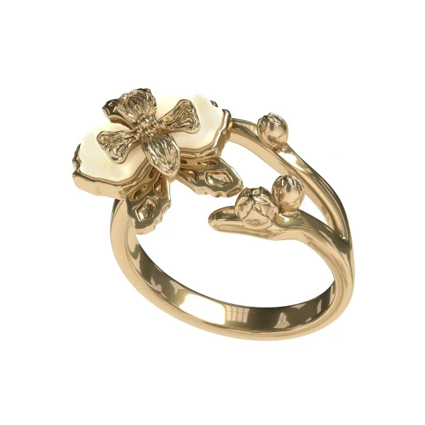 Кольцо серебряное с янтарём R9212ZM SunStone