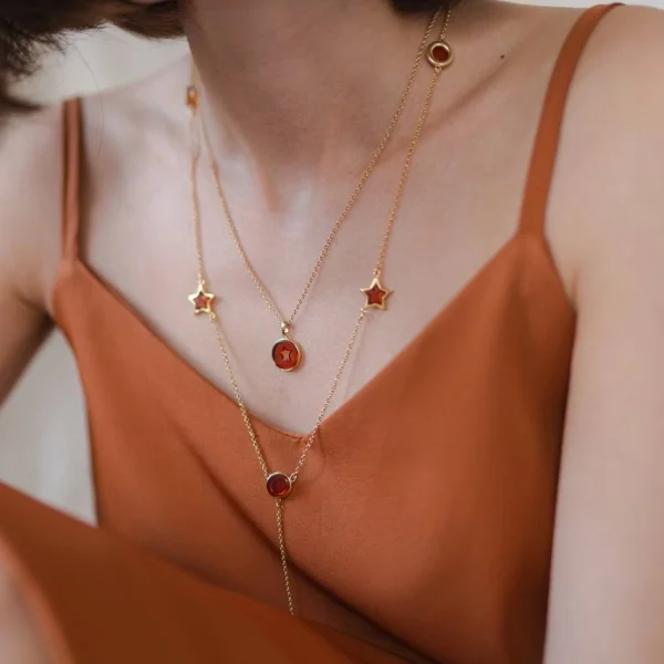 Кулон серебряный с янтарём P9223ZK SunStone