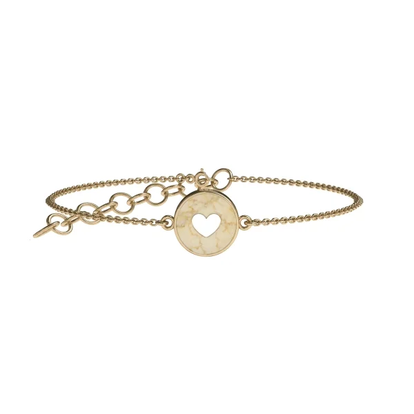 Браслет серебряный с янтарём W9230ZM SunStone