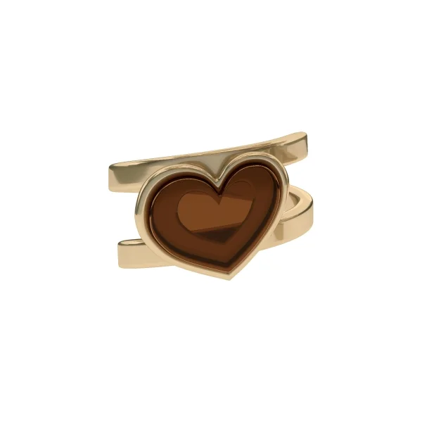 Кольцо серебряное с янтарём R9169ZK SunStone